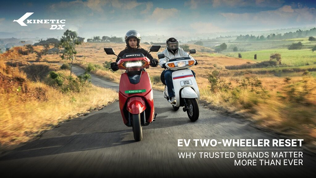 EV Two-Wheelers: Why Trusted Brands Matter kinetic dx ev two wheeler rural road india